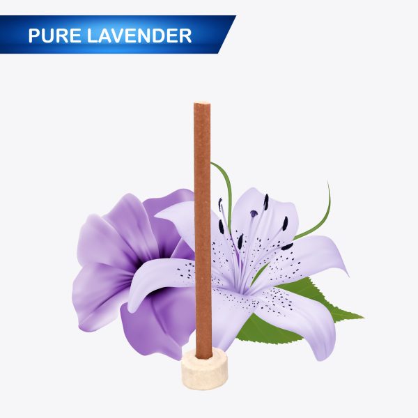 Pure Lavender Dhoop Stick (200 g) Non Toxic & Charcoal Free (4") Natural Dhoop - Image 5